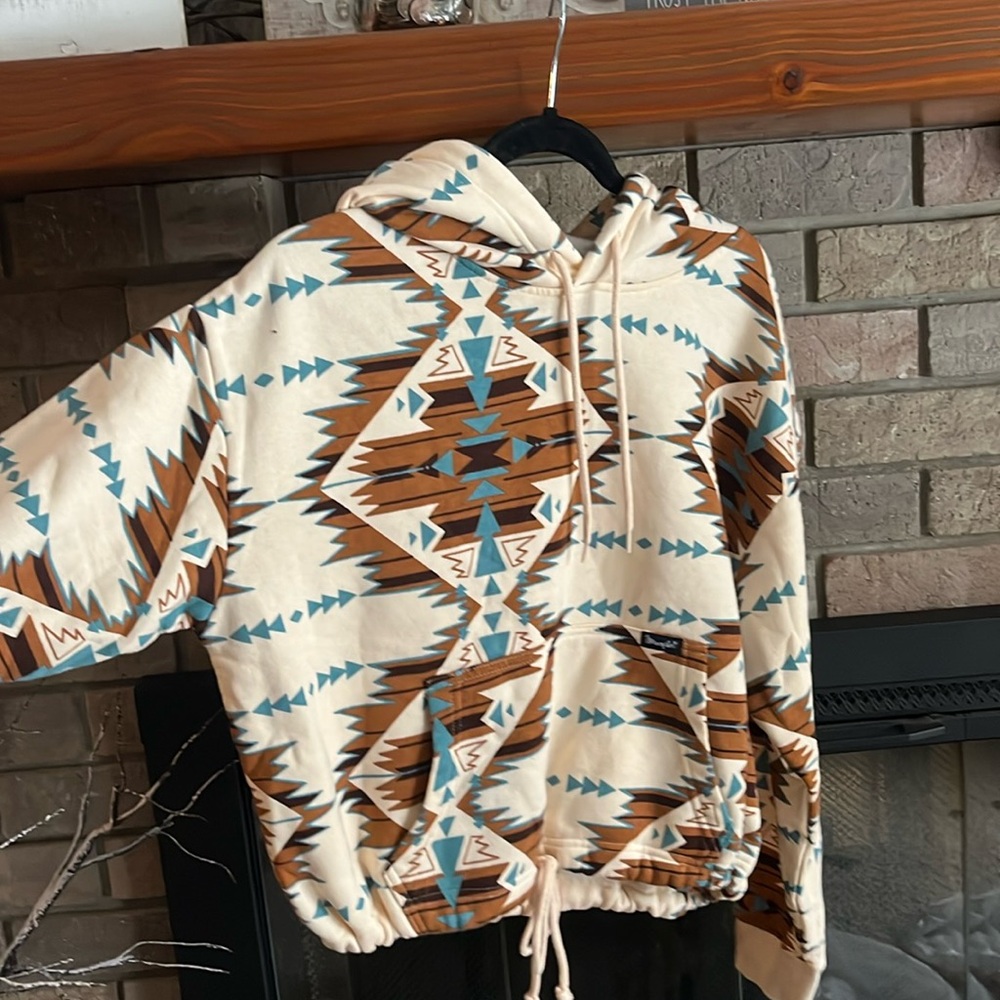 Wrangler Retro cropped hoodie
